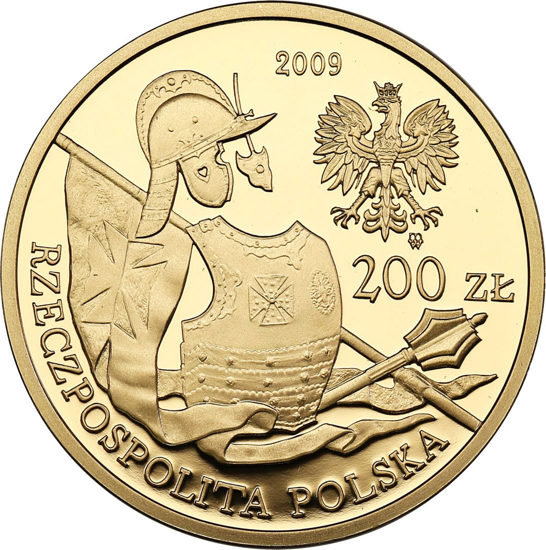 III RP. 200 złotych 2009 Husarz